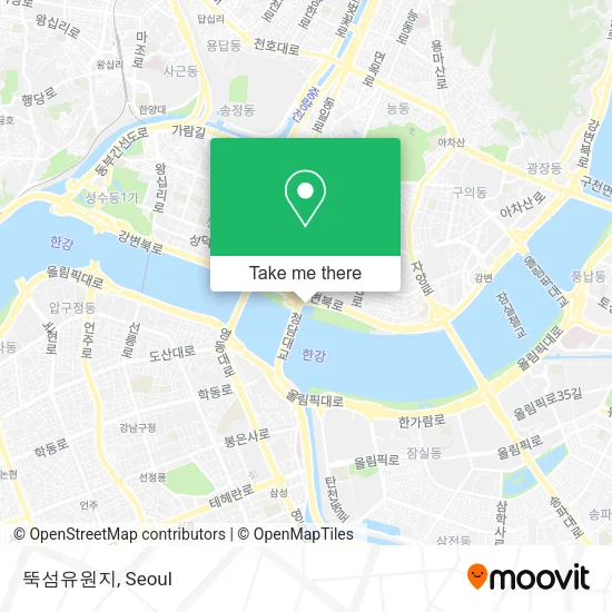 뚝섬유원지 map
