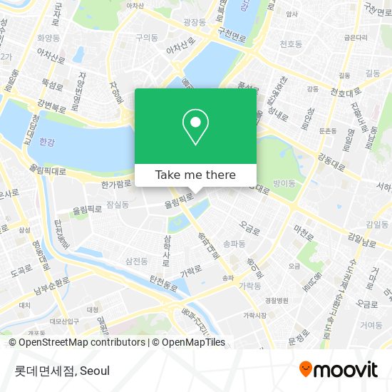 롯데면세점 map