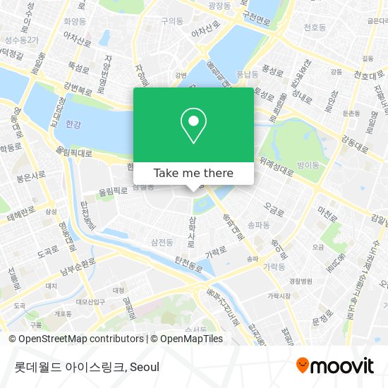 롯데월드 아이스링크 map