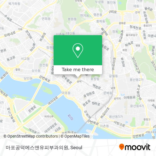 마포공덕에스앤유피부과의원 map
