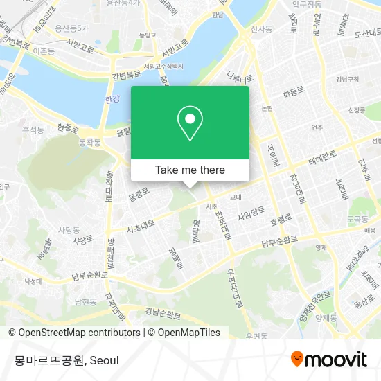 몽마르뜨공원 map