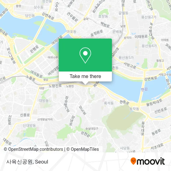 사육신공원 map