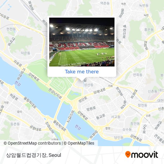 상암월드컵경기장 map