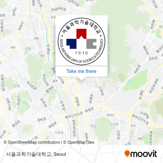 서울과학기술대학교 map
