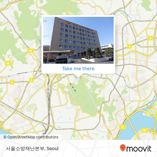 서울소방재난본부 map