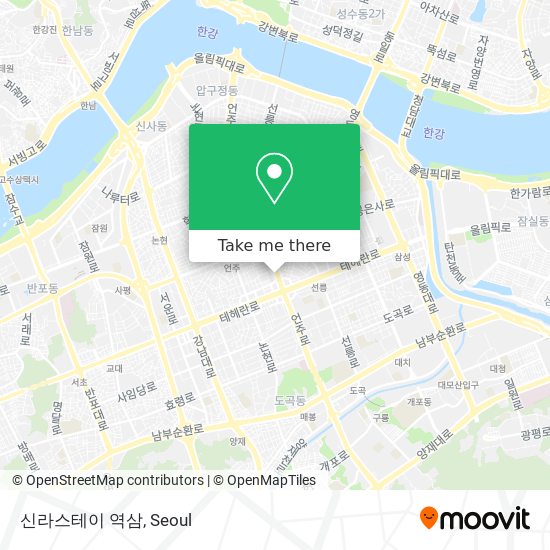 신라스테이 역삼 map