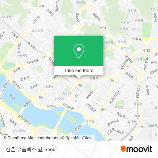 신촌 유플렉스 앞 map