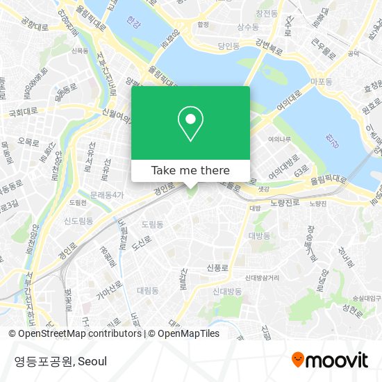 영등포공원 map