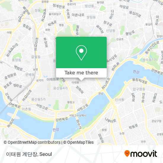 이태원 계단장 map