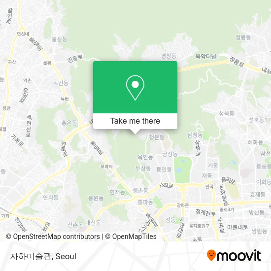 자하미술관 map