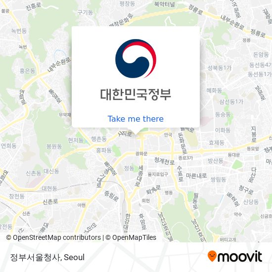 정부서울청사 map