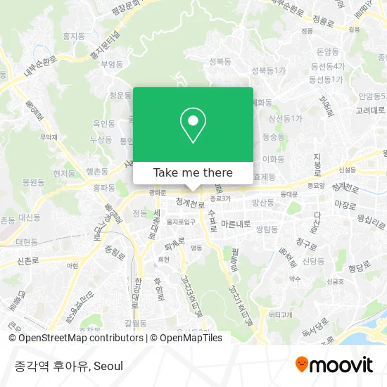 종각역 후아유 map