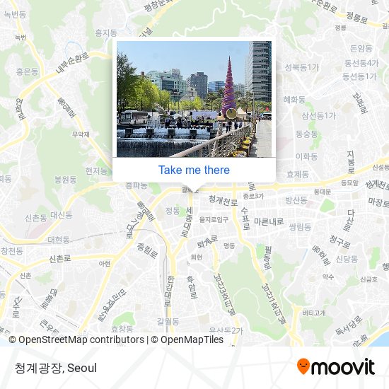 청계광장 map