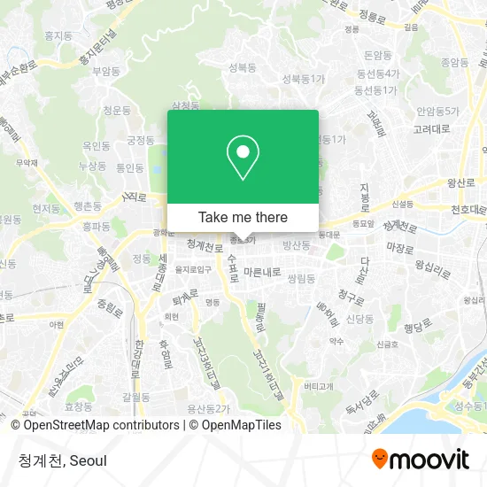 청계천 map