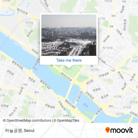 하늘공원 map