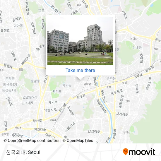 한국외대 map