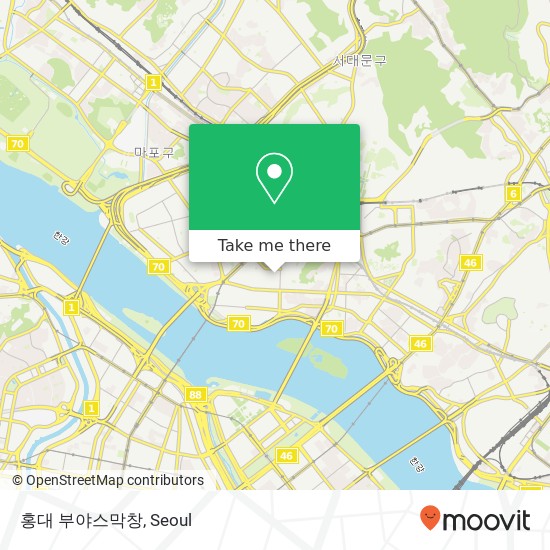 홍대 부야스막창 map
