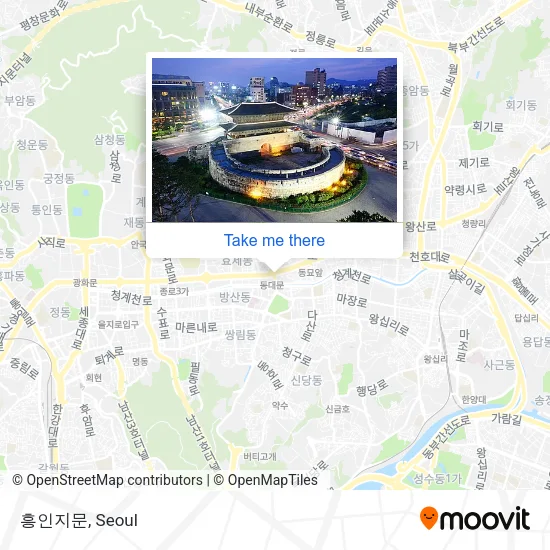 흥인지문 map
