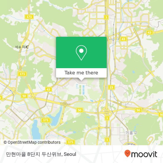 만현마을 8단지 두산위브 map