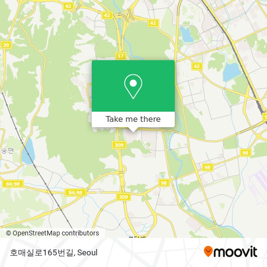 호매실로165번길 map