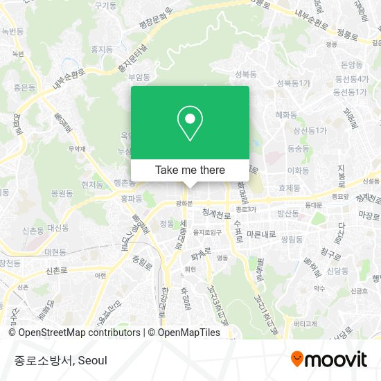 종로소방서 map