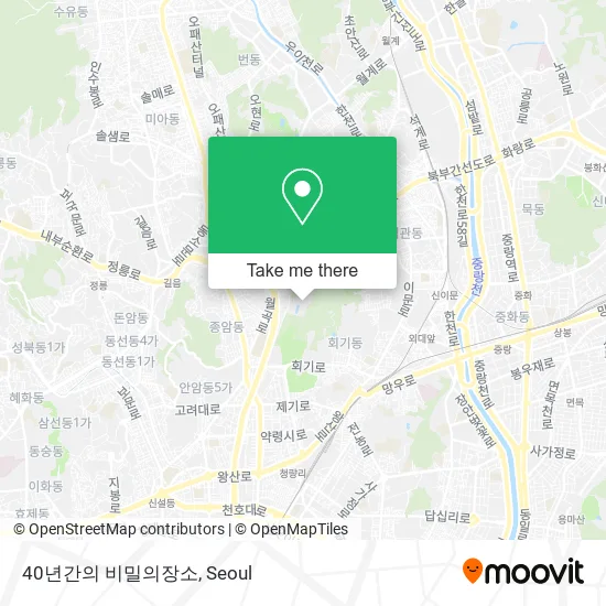 40년간의 비밀의장소 map