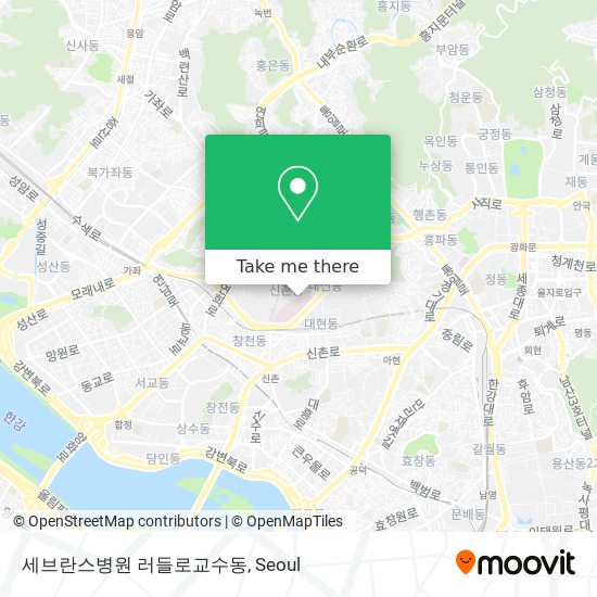 세브란스병원 러들로교수동 map