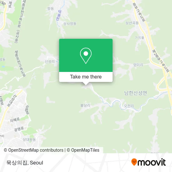 묵상의집 map