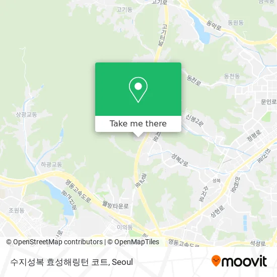 수지성복 효성해링턴 코트 map