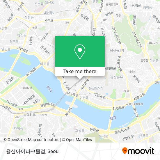 용산아이파크몰점 map