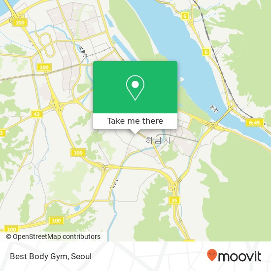 Best Body Gym map