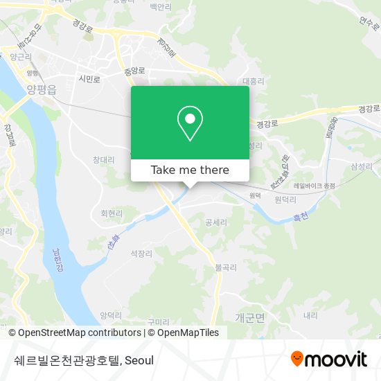 쉐르빌온천관광호텔 map