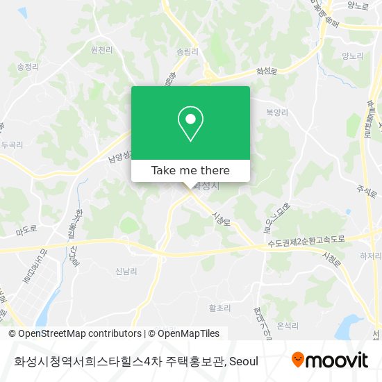 화성시청역서희스타힐스4차 주택홍보관 map