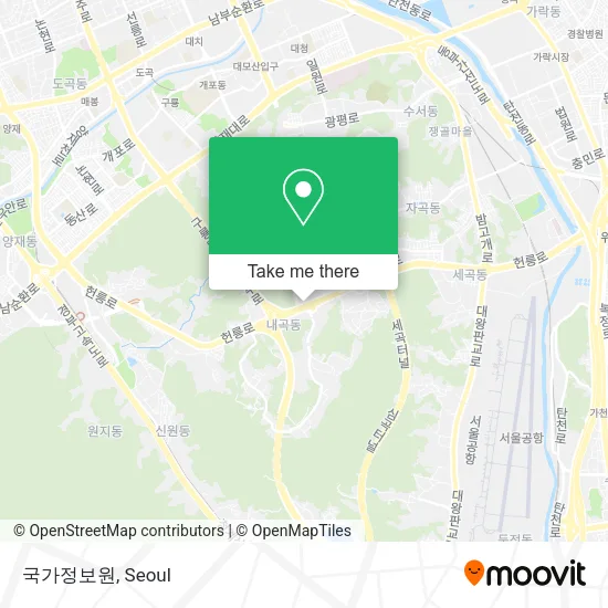 국가정보원 map