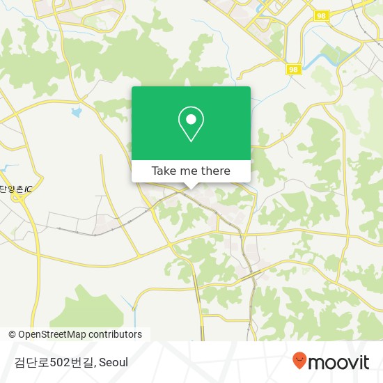 검단로502번길 map