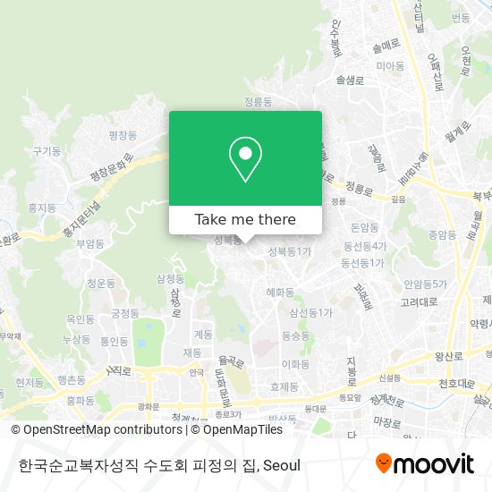 한국순교복자성직 수도회  피정의 집 map