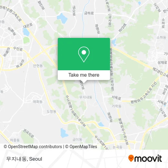 무지내동 map