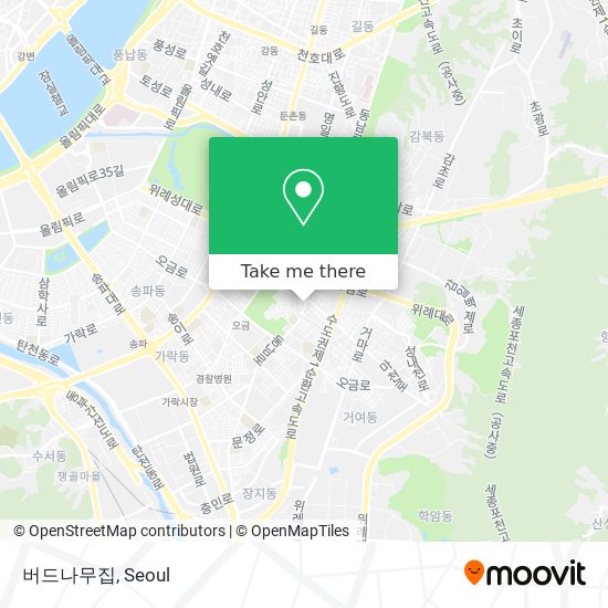 버드나무집 map