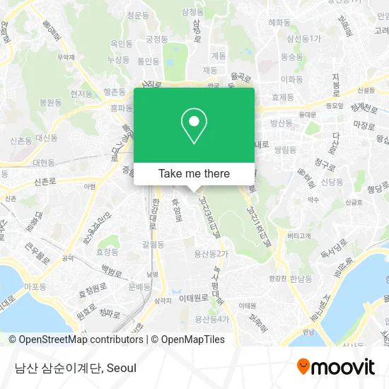 남산 삼순이계단 map