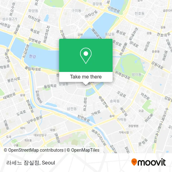 라세느 잠실점 map