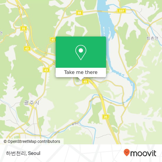 하번천리 map