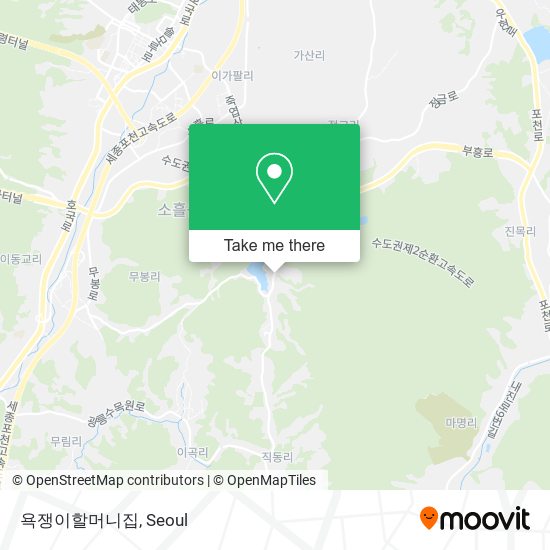 욕쟁이할머니집 map