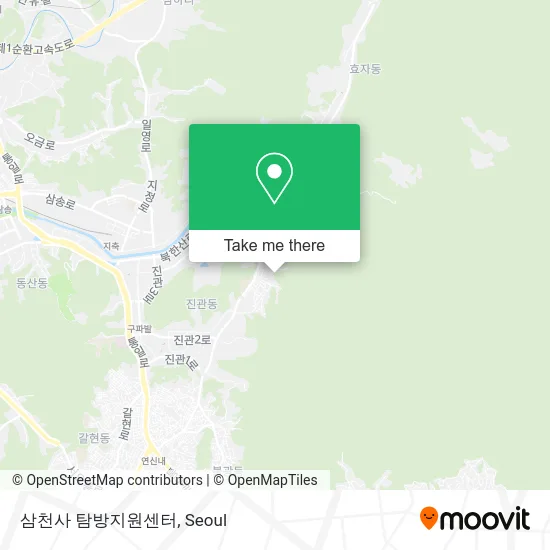 삼천사 탐방지원센터 map