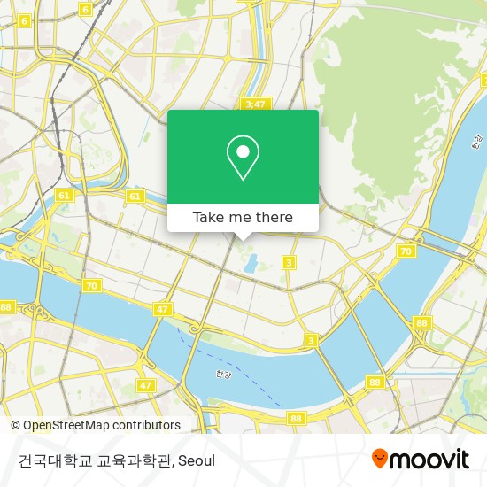 건국대학교 교육과학관 map