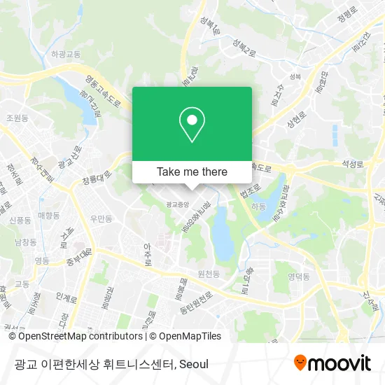 광교 이편한세상 휘트니스센터 map