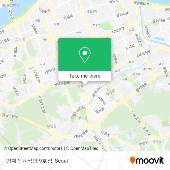 양재정육식당 9호점 map