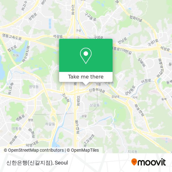 신한은행(신갈지점) map