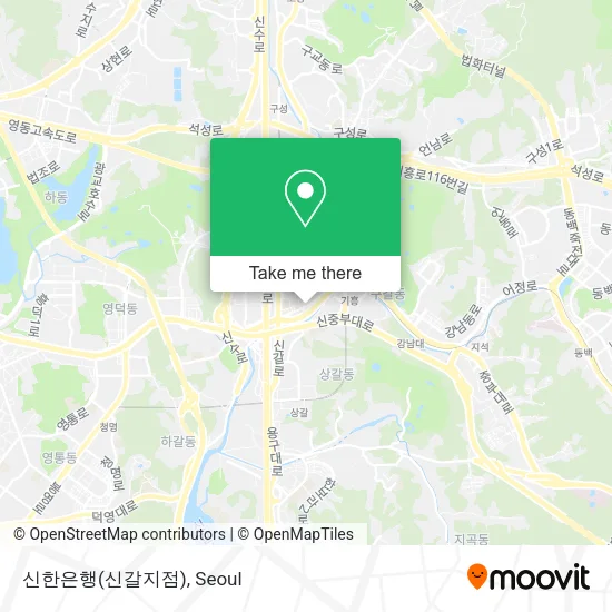 신한은행(신갈지점) map