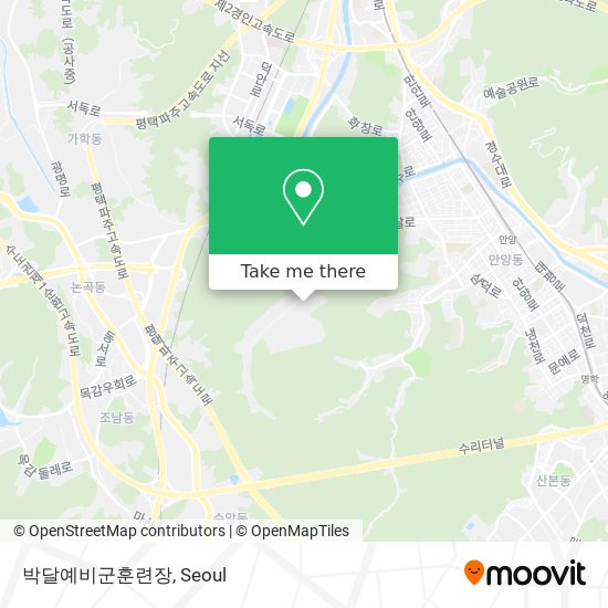 박달예비군훈련장 map