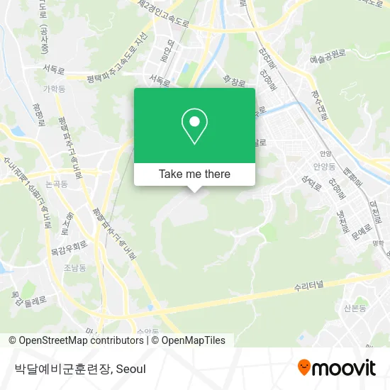 박달예비군훈련장 map